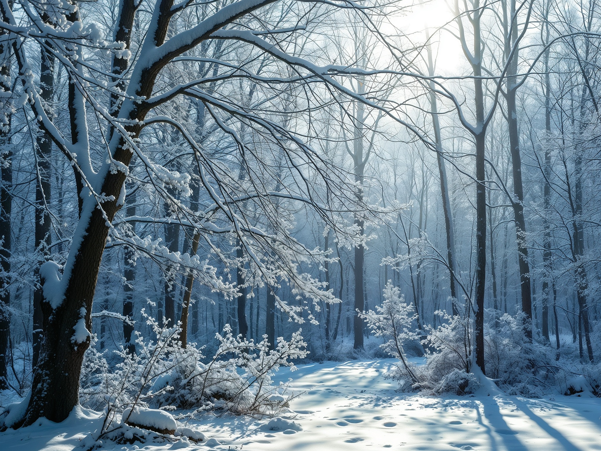 hyper realistic, photo, masterpiece, best quality.
Landscape, very realistic photography, winter forest background with snow on the branches