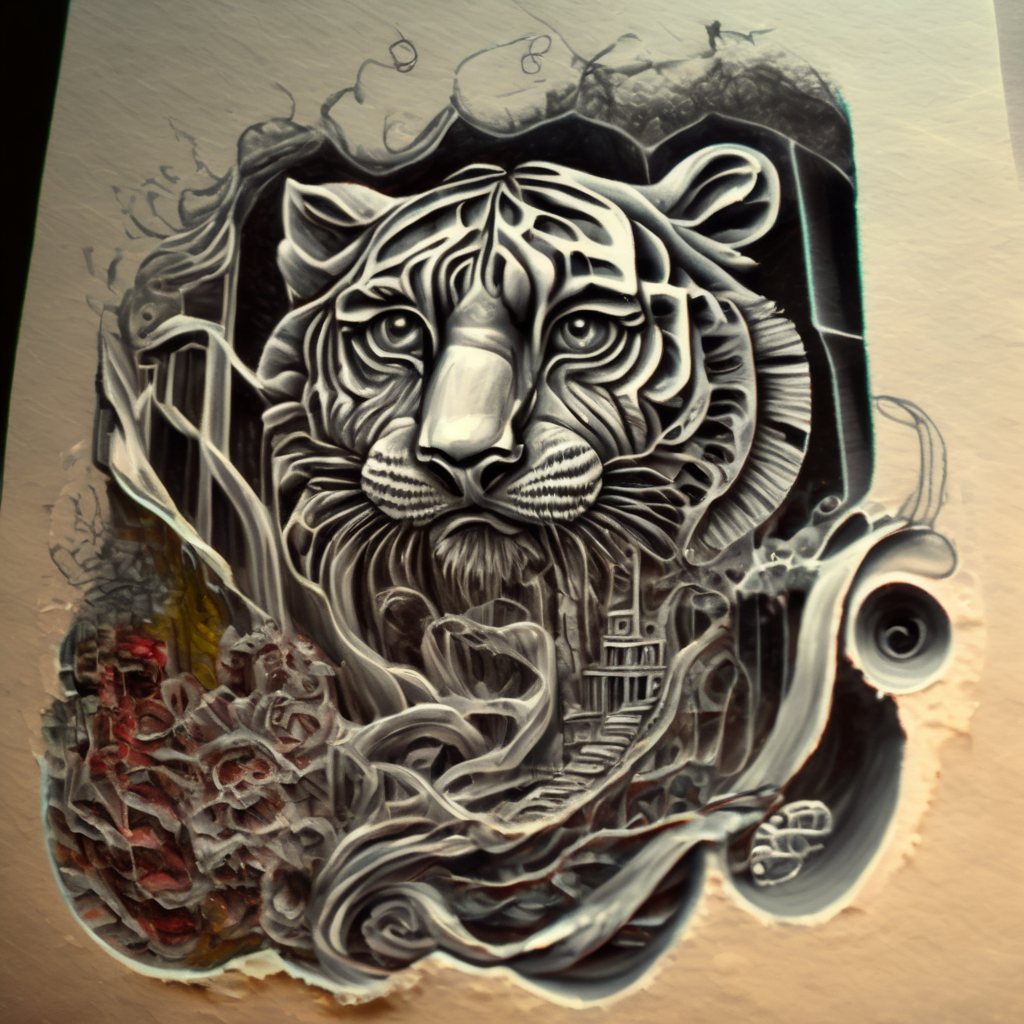 corcoc5s tiger, very detailed<lora:corcoc5s:1>