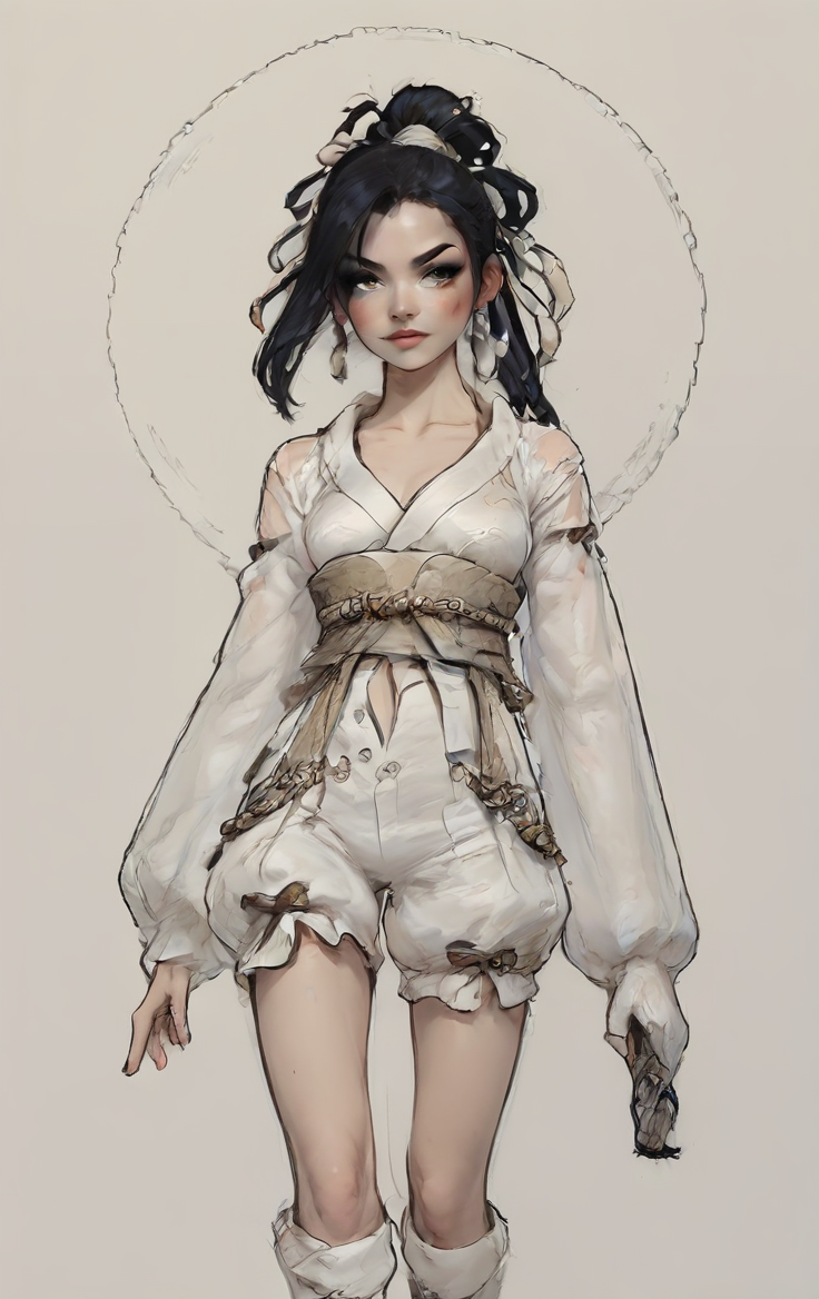 score_9, score_8_up, score_7_up, score_6_up, score_5_up, score_4_up,
 <lora:OverDesignedGirls:1>
1 girl, ninja