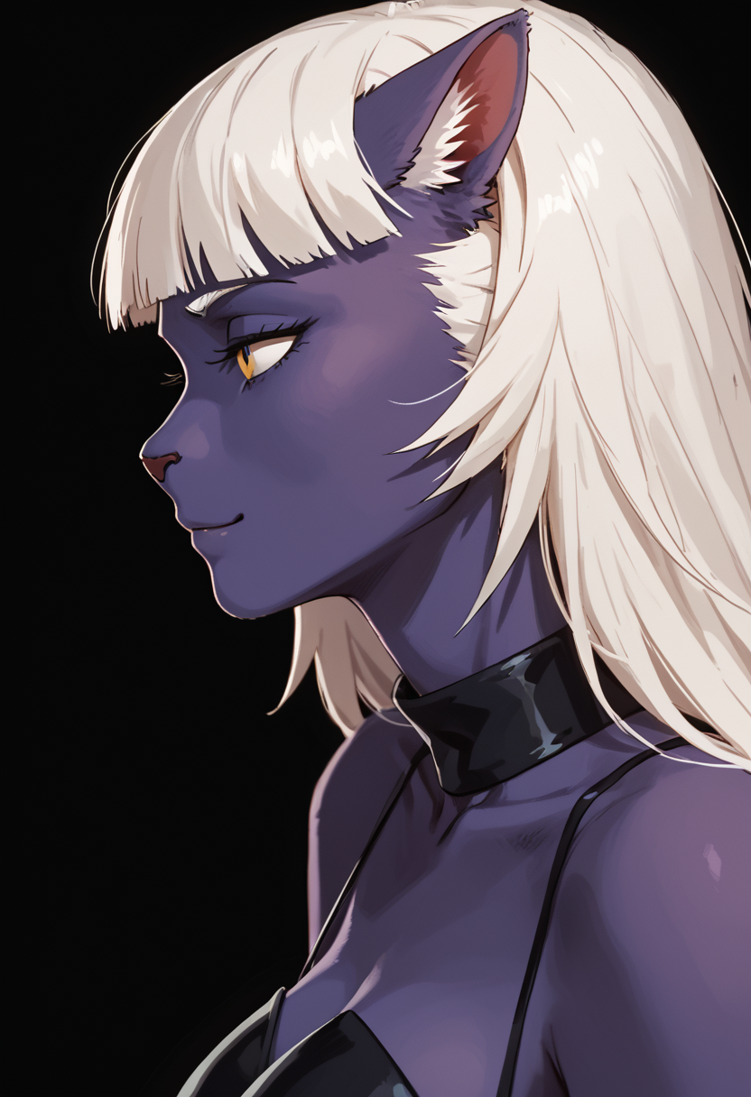 score_9, score_8_up, score_7_up, score_6_up, score_5_up, score_4_up, (panth3rba0:1.7), white hair, (blue fur, anthro:1.3),
tall, slim, 1girl, <lora:lostreak_chickenV2_epoch_6:0.8>,
seductive smile,
shot on Sony A7III,
profile