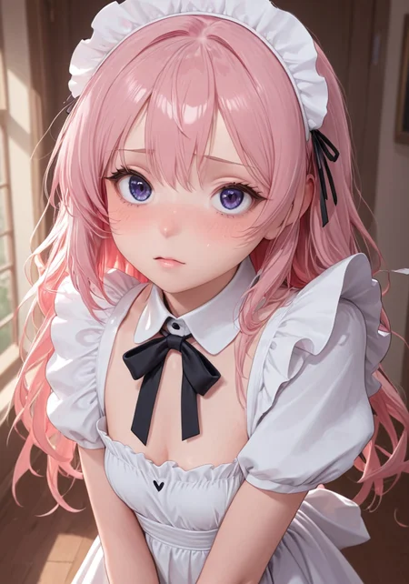 ((4k,8k,Ultra HD)),((Masterpiece :1.2)),((Best quality :1.2)),((Detailed :1.5)),((Detailed background :1.5))masterpiece, high_quality, highres, flat_colors, gradient, long_lashes, blush, looking_at_viewer, dynamic_angle, cinematic, side_view, hearts, ethereal_aura, uwu, big_eyes, crazy eyes, yandere