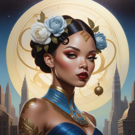 , (by tristan eaton stanley artgerm and tom bagshaw:1.39), volumetric lighting <lora:add-detail-xl:1>