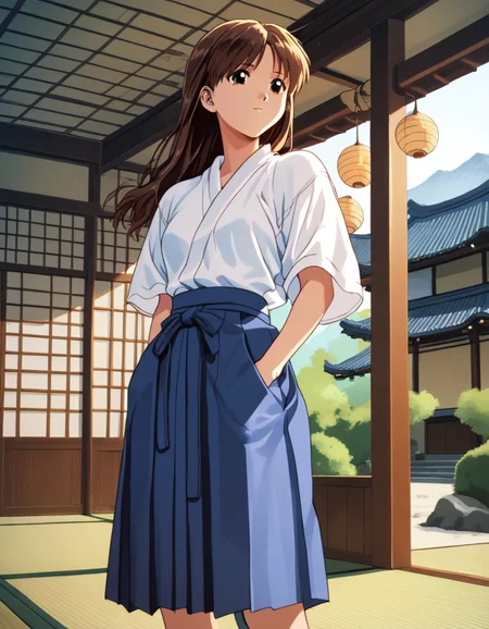 score_9, score_8_up, score_7_up, score_6_up, score_5_up, score_4_up
<lora:viper-ctr-ponyxl-000050:0.8>
aska, brown hair, hakama, white shirt, blue skirt, kendo, dojo