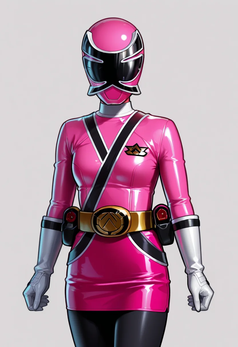 masterpiece, best quality, very aesthetic, absurdres,samurai_sentai_shinkenger, animification,
BREAK 1_girl, solo, shinken_pink(pink bodysuit, pink miniskirt, uniform, white gloves, black pantyhose, ),
BREAK ,<lora:Smooth_Booster_v2:0.6>, good hand, <lora:Power_ranger_samurai__Illustrious:1> <lora:TheOtherHalf_pXL:1>