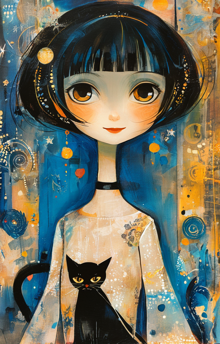 masterpiece,best quality,<lora:tbh199-sdxl:0.9>,illustration,style of Rosina Wachtmeister portrait of idolmaster cinderella girls,