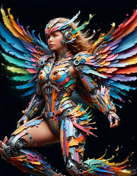 (best quality, masterpiece, colorful, dynamic angle, highest detailed)upper body photo, full body photo, fashion photography of cute mechangel, glowing 4 wings, solo, glowing armor, glowing halo, building, glowing mechanical 4 wings (intricate details, hyperdetailed:1.15), detailed, light passing through hair, (official art, extreme detailed, highest detailed) <lora:ral-drptpl:1> ral-drptpl