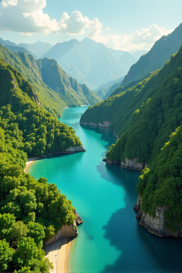 (((a hidden valley, where the sun never sets and the grass is perpetually green.))), Vivid Teals, Tropical Vibe: vibrant lighting, teal tones, sharp focus, lively ambiance, tropical elements, rich textures, vibrant look, lively atmosphere, tropical aesthetics, capturing nature's beauty, joyful emotions, vibrant scenes, artistic feel, storytelling through colors, professional technique, striking visuals, tropical concept, lively styling, vibrant environment, surreal aesthetics, captivating narratives, intricate details, tropical landscape, editorial storytelling, vibrant glows, evoking joy, pushing creative vision <lora:add-detail-xl:2> <lora:Cosine_freck:1>âââ