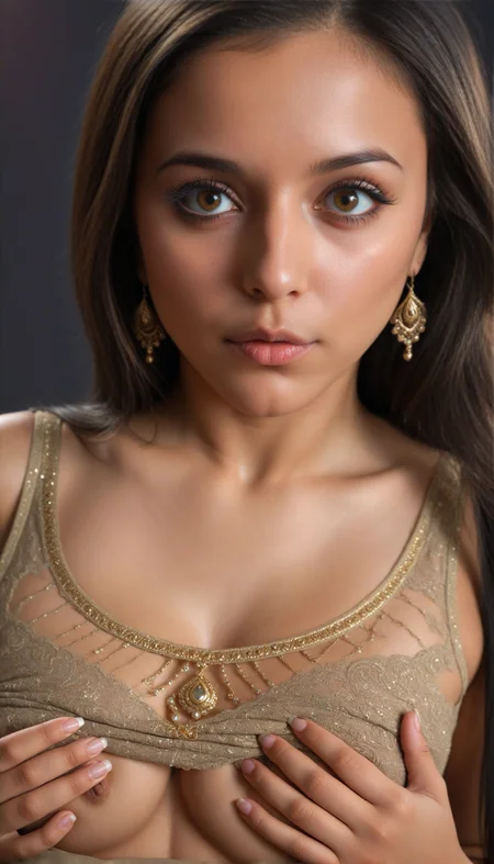 professional photo of photorealistic eyes, indian girl,   sharp, absurdres, studio lighting, intricate, epic
 <lora:Super_Eye_Detailer_By_Stable_Yogi_SDPD0:0.7>  detailed eyes,