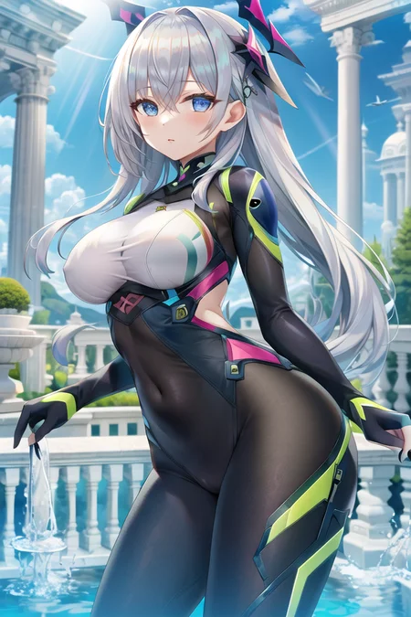 (masterpiece:1.05), (best quality:1.05),1girl,bodysuit <lora:torino-v1:0.6>