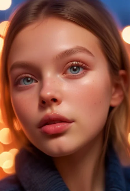Bonnie, anna, highly detailed face, big lips, russian girl,(bokeh:1.3), sharp, ultra detailed, lens flare, dream like art, ultra realistic, ultra detailed clothing, ultra detailed shadows, vibrant, ultra detailed lighting
