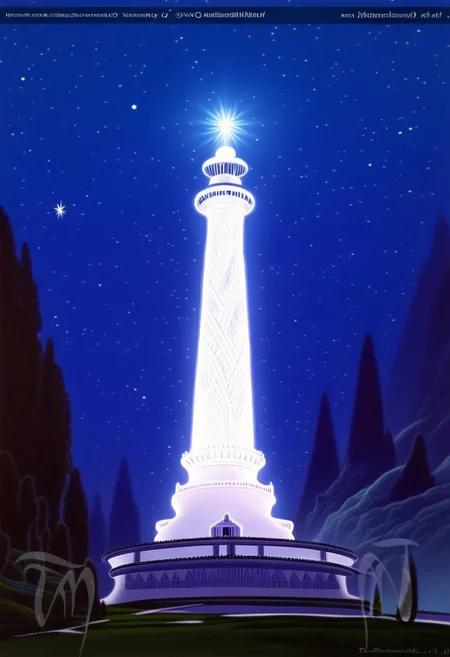Under a starlit sky, Rivendell glows like a gem hidden in the folds of a vast, forested valley. Elegant elven towers rise gracefully among the trees, their spires tipped with silvery light. The cascading waterfalls shimmer like liquid moonlight, their soothing whispers blending with the cool night air. Warm golden light spills from intricately carved windows, illuminating the terraces and archways of the Last Homely House. Gentle mists drift through the valley, veiling the surrounding cliffs and adding an air of mystery. Overhead, the constellations shine brightly, mirrored faintly in the rushing river below, while a crescent moon casts its soft light across the tranquil scene. The atmosphere is serene and timeless, a haven of beauty and peace amidst a darkening world., great white castle, glowing white, in the night, 3 high towers, great river flowing, shiny stars, middle earth,
NEGATIVE_HAND, Stednasmith, easynegative