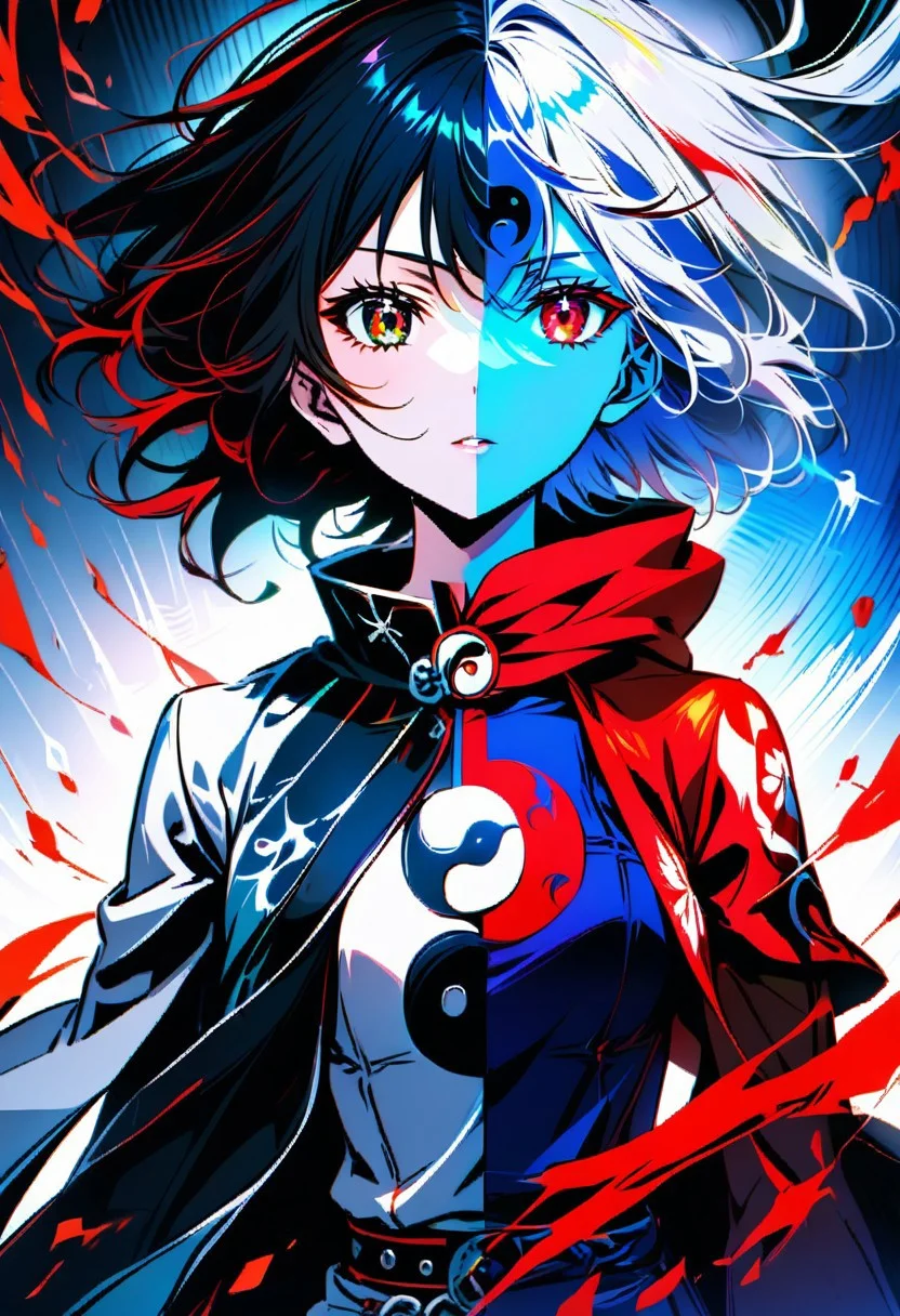 DUALITY SEGMENTATION, MIX OF ying and yang