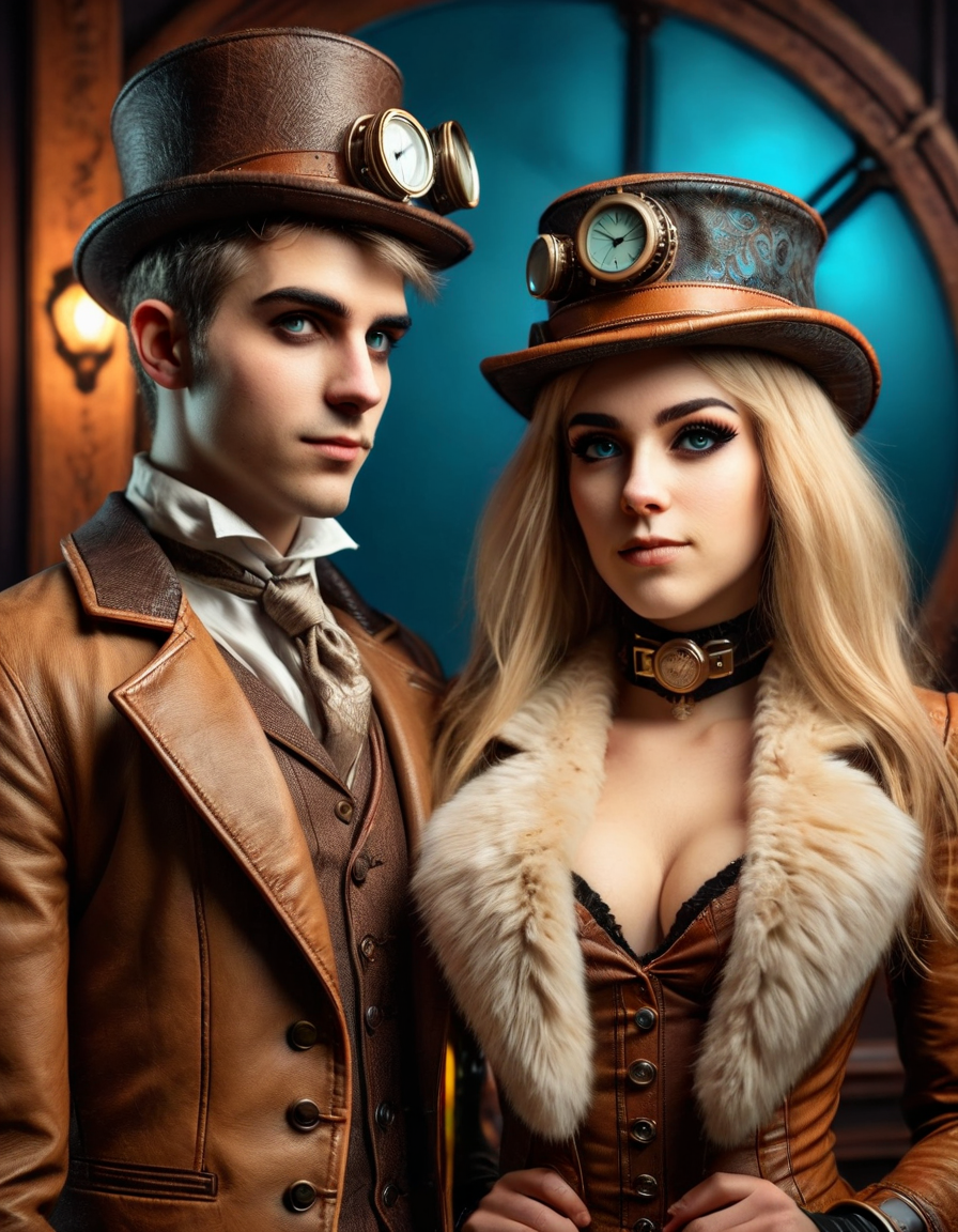 Steampunk, Study, "Somebody told me that you had a boyfriend who looked like a girlfriend.", made out of ral-vcnafbrc <lora:ral-vcnafbrc-sdxl:0.85>, ambient illumination, fine detail, excellent composition, perfect background, colorful, deep aesthetic, cute, vibrant, detailed, creative, dynamic dramatic beautiful full taking, dynamic