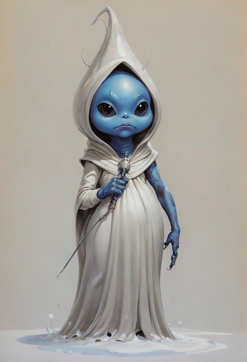 *snoo* in the style of peter-andrew-jones