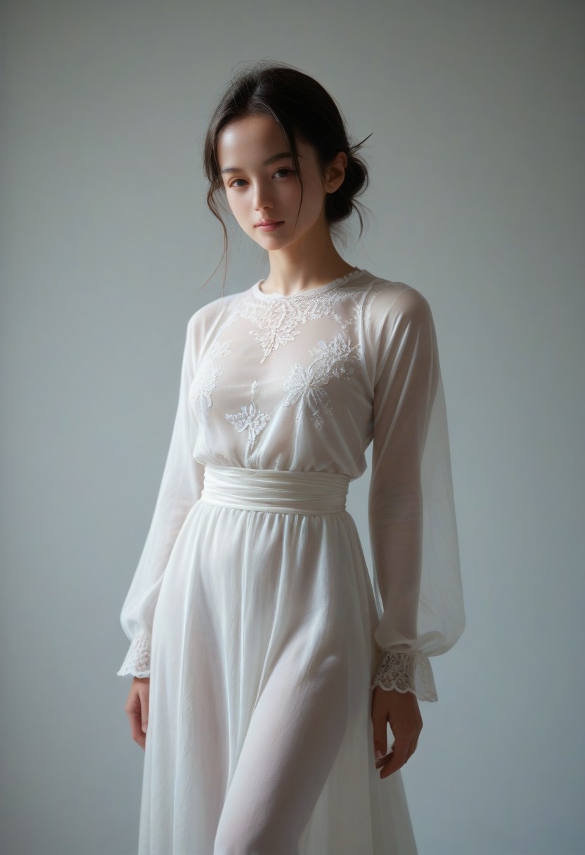 see-through_silhouette, white_dress,
,thora,japanese girl,
pureerosface_v1, thora,
score_9, score_8_up, score_7_up,high res ,masterpiece,best quality