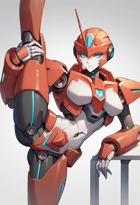 score_9,score_8_up,score_7_up,<lora:standing_split:1>,robot,transformers,mecha,machine,standing on one leg,standing split,leg hold,leg lift,