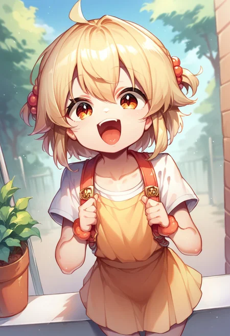 score_9,score_8_up,score_7_up, 1girl, petite, moli, open mouth