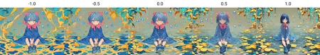 score_9, score_8_up, score_7_up, score_6_up, score_5_up, score_4_up, rating_safe, source_anime, 1girl, blue footwear, water background,expressionless, female, sitting, water droplets, ribbons, large pupils, blue hair, pink bow, blue raincoat, looking at viewer, head on hand<lora:Pony_DetailV2.0:-1.0>