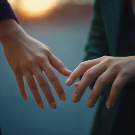 cinematic film still of <lora:perfect hands 2:1>
a woman's two separate hands are shown with their perfect fingers Perfect Hands, shallow depth of field, vignette, highly detailed, high budget, bokeh, cinemascope, moody, epic, gorgeous, film grain, grainy