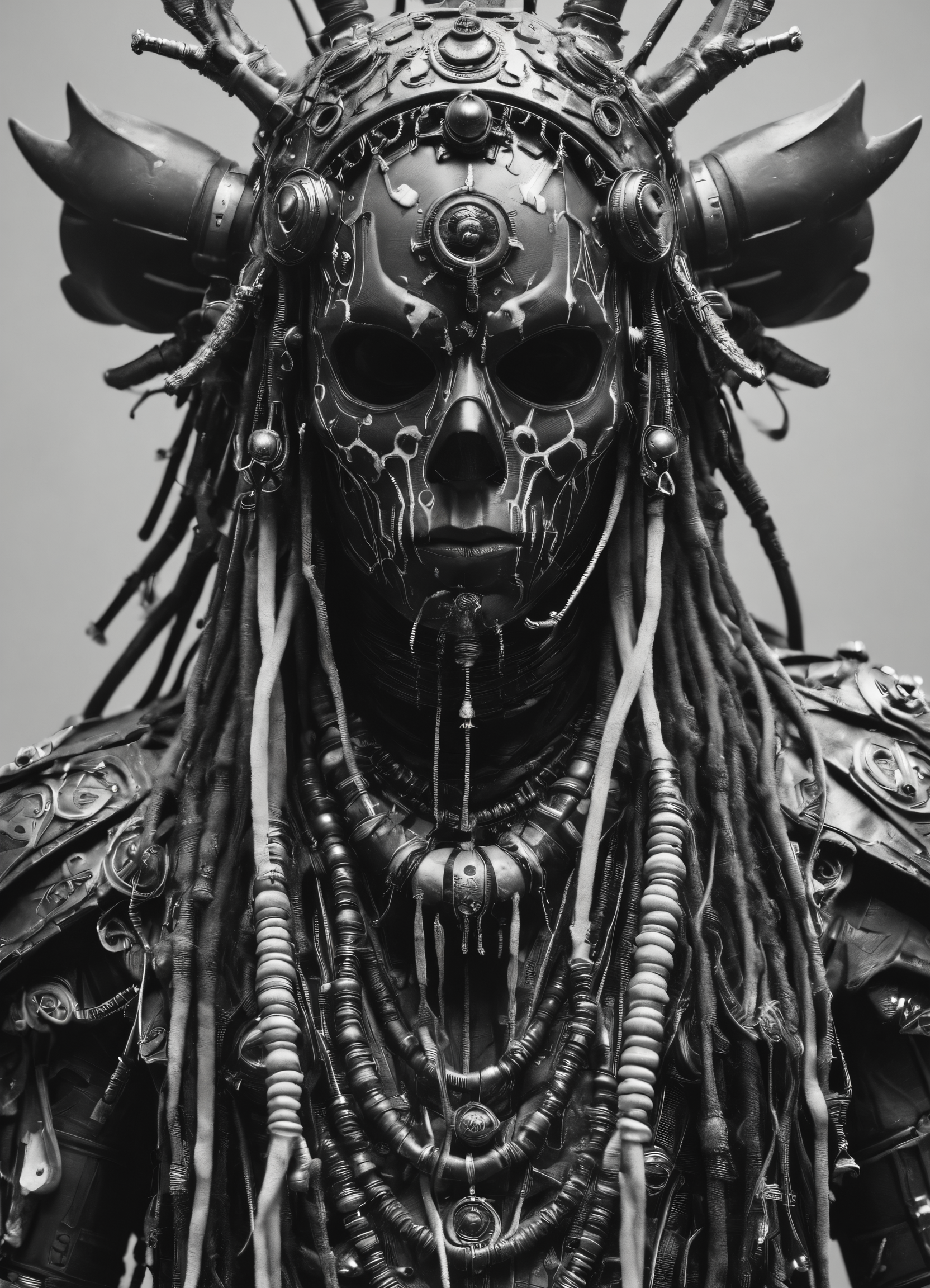 Rammellzee, Nicholas Alan Cope, close up, <lora:add-detail-xl:1>