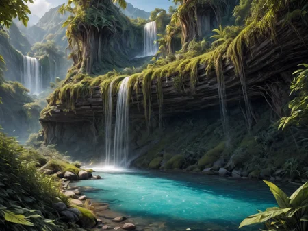 isometric style breathtaking, hyperrealistic, hyperdetailed, maximum fidelity, ultra high detail, ultra HD, Panavision Millennium DXL2 8k professional RAW photography druidic jungle serpent <lora:LoromXL_Druidic_Naturalism_v1:1>, luminous reflections, rtx on, subsurface scattering, dynamic hdr tone mapping, volumetric lighting, screenspace reflection, Physically-Based Rendering, Unity WÄtÄ environmental water . vibrant, beautiful, crisp, detailed, ultra detailed, intricate