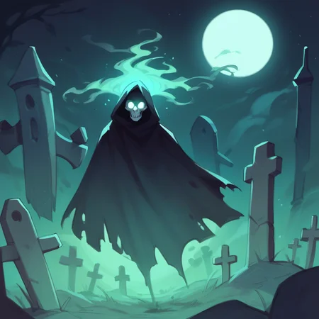 score_9, score_8_up, score_7_up, score_6_up, score_5_up, score_4_up, BREAK, 
elemental \(creature\), 1girl, solo, death elemental, ghostly, undead, dark hood, floating, glowing eyes, ethereal, skeletal, shadows, night, mystical, eerie, supernatural, dark magic, graveyard, wraith, standing under full moon
<lora:elementals_v2:1>