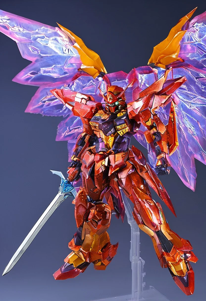 score_9, score_8_up, score_7_up BREAK ,iridiscent robot, mecha made of fluorite mineral, giant iridiscent mecha sword, green fire, MECHA-WINGS, flying, sci-fi, cyberpunk, armor made of fluorite mineral, ROBOTANIMESTYLE, MECHA-HUGE-ARMS, flu0rite