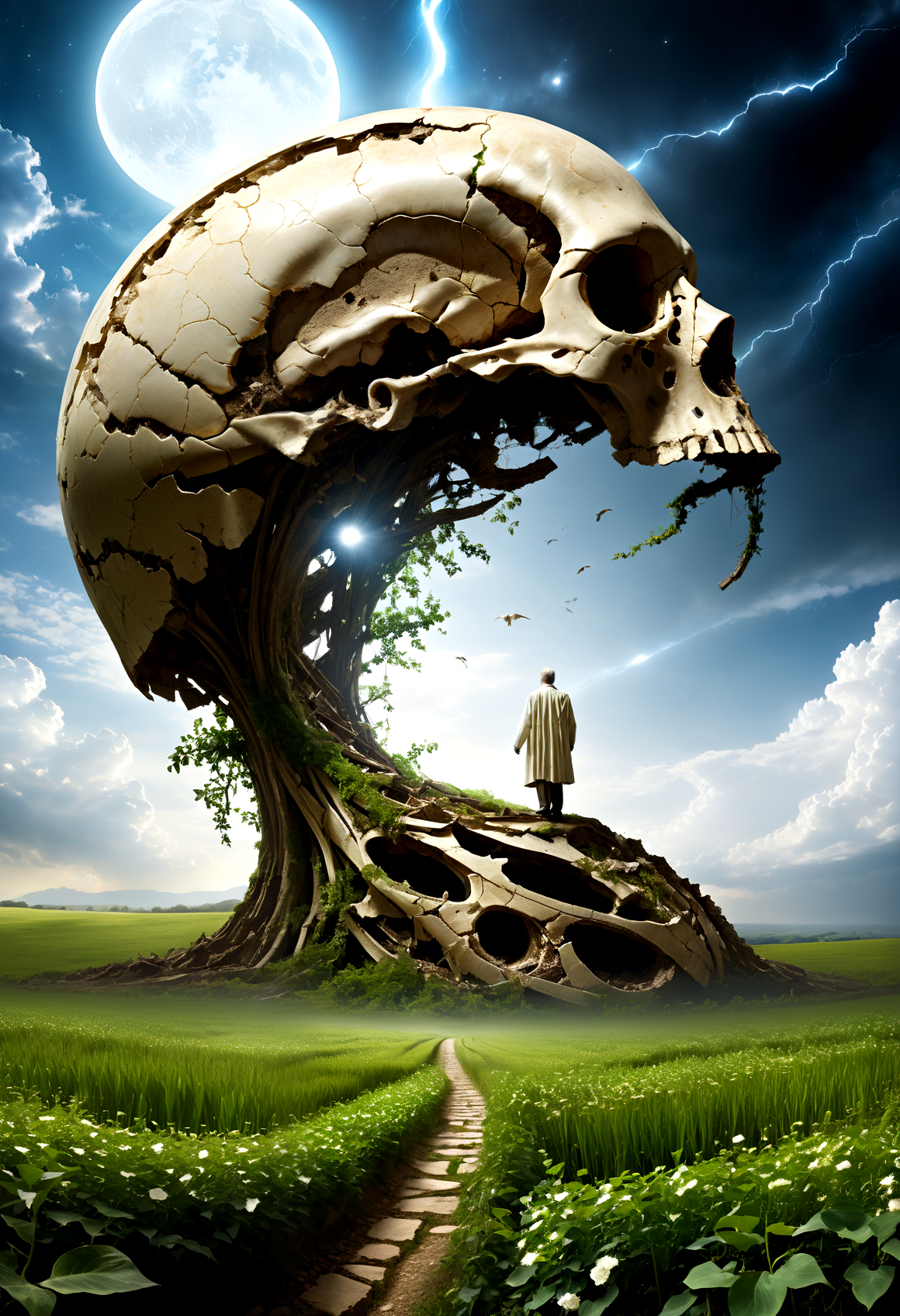 loss and mortality but hope, extremely detailed, high quality, photo, imagination <lora:SDXLFaeTastic2400:1>