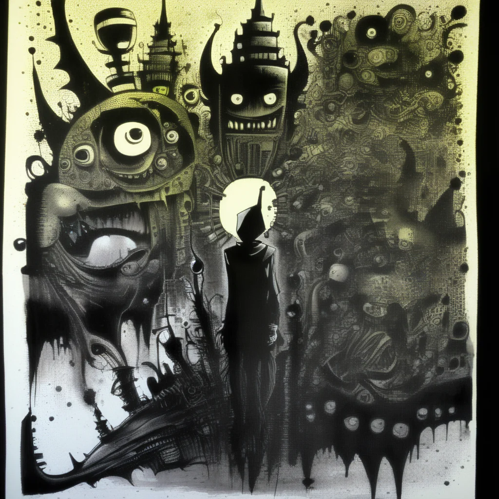 corcoc3s a creator looking for style, black ink <lora:corcoc3s:1>