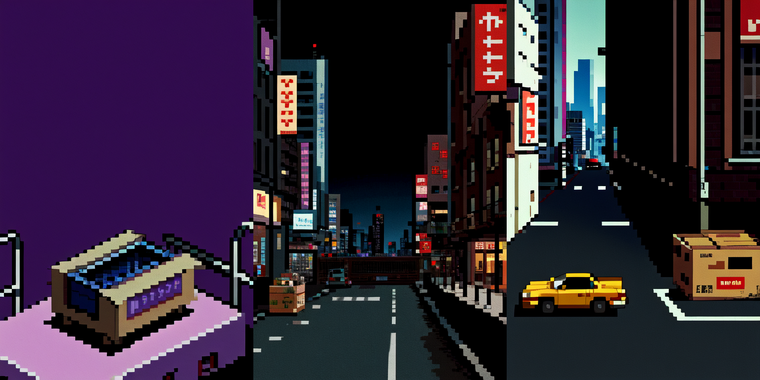 highly insanely detailed, masterpiece, top quality, best quality, highres, 4k, 8k, RAW photo, (very aesthetic, beautiful and aesthetic), bebop cityscape, buildings, radiator, ait conditioning, cardboard box, trash, street, car, <lora:bebopv01:0.6>, 
__lazy-wildcards/dataset/background-color__âââ