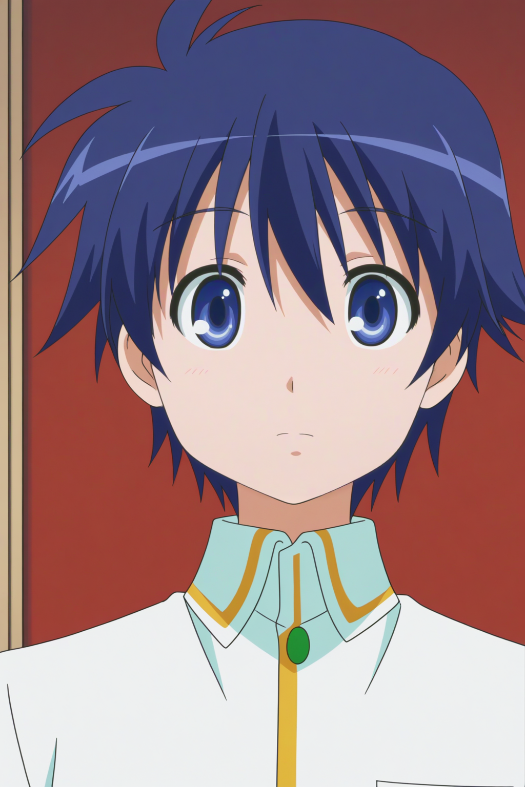 naoya touhara, anime coloring, front view <lora:Astarotte_no_Omocha_-_illustriousv0:0.8>