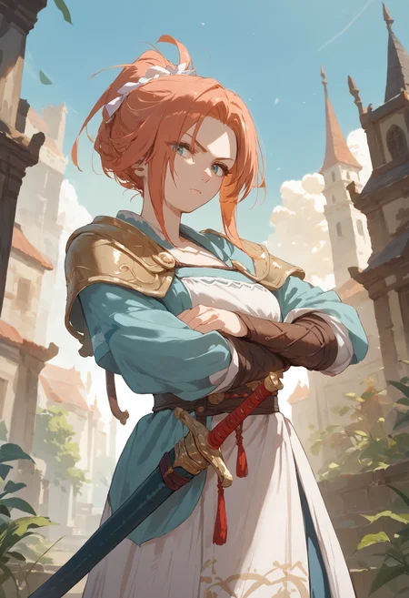 score_9, score_8_up, score_7_up, 1girl, sheathed sword, crossed arms
<lora:sheathed_sword_pony_1_final:1>