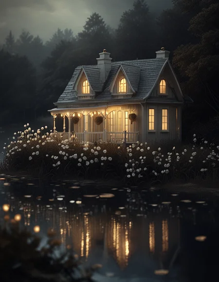 novuschroma style cottage by the water <lora:137_novuschromaSXL_a2:1>, <lora:sdxl_lightning_8step_lora:1>