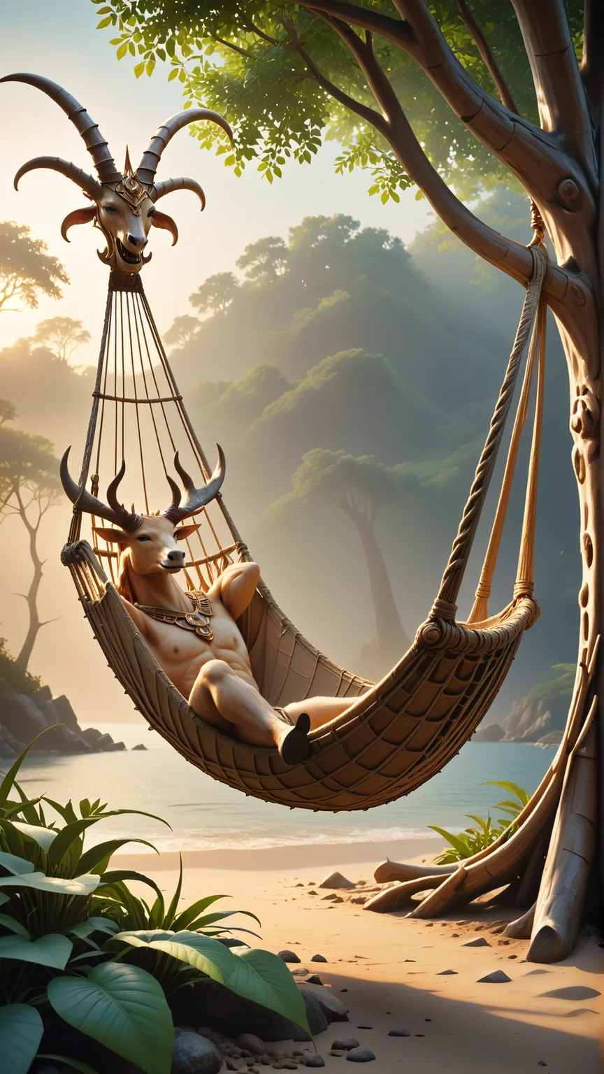 <lora:HornyfierPDXL:1>Hornyfier The hammock of dreams, (Masterpiece:1.3) (best quality:1.2) (high quality:1.1)