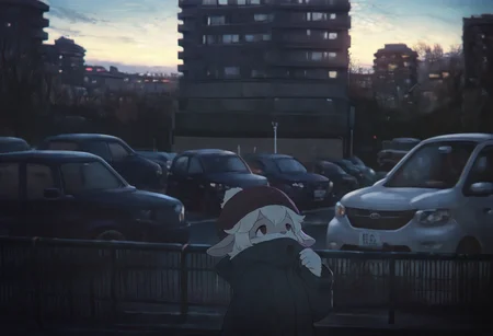 masterpiece, best quality, amazing quality, absurdres, newest,
female, furry, solo, child, sheep girl, winter cloves, coat, hat, covered mouth,
outdoors, dawn, city, building, car, railing, looking up, from side,
depth of field, film grain, chromatic abberation, blurry background, vignetting, (negative space:1.2),
<lora:nishiko:1>