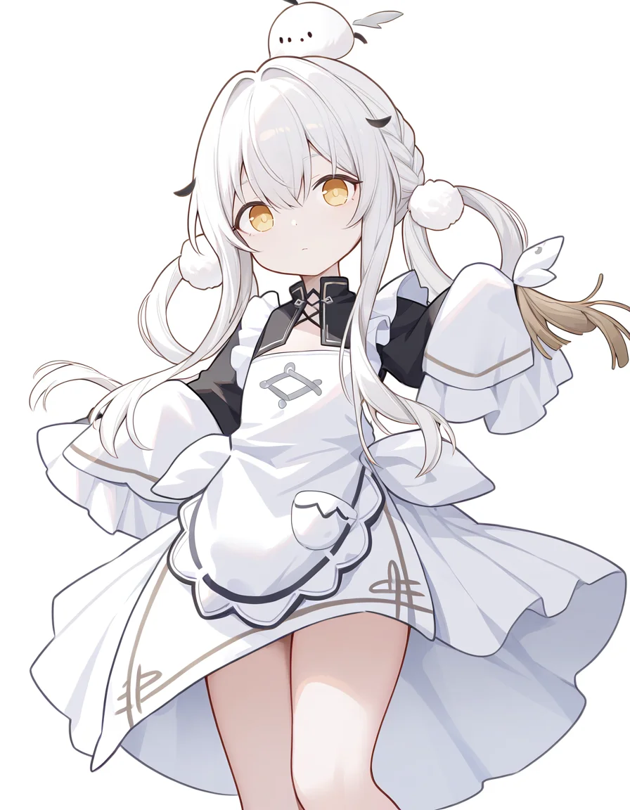 solo,1girl,looking at viewer,(white background:1.2),(simple background:1.3),white background,cowboy shot,<lora:feiyun:1>,feiyun,quan \(kurisu tina\),, masterpiece, best quality, very aesthetic, absurdres,newest, incredibly absurdres,