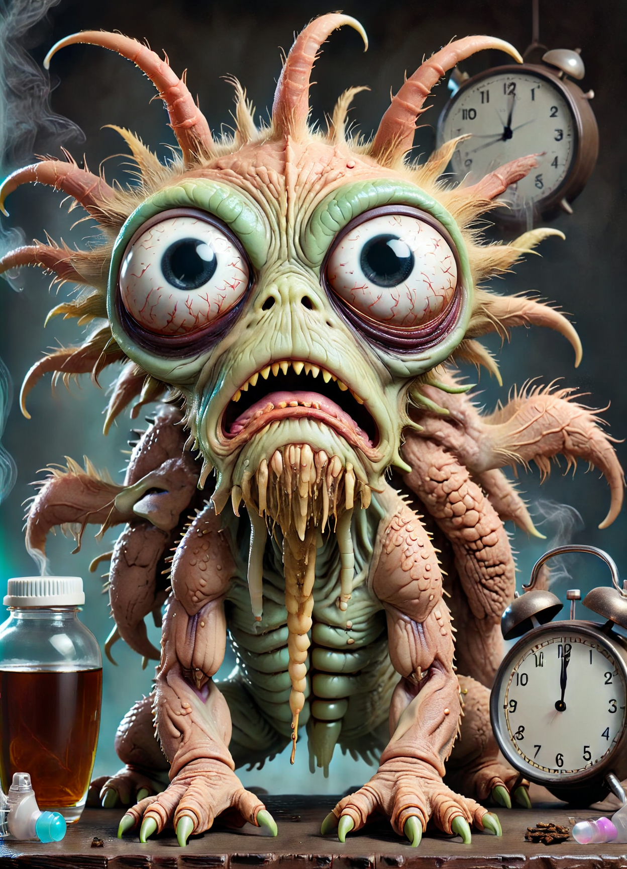 DonM1ns0mn14XL,alienesque liquid time chinese quadrupedal Chinese Lung,   leathery
 , <lora:DonM1ns0mn14XL:1>