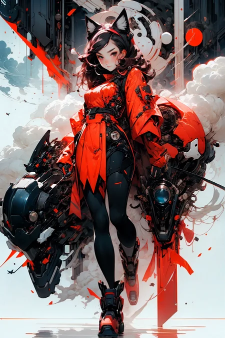 mecha, mechanical body,
<lora:cat ear_20230619180308:0.8> cat ear
<lora:more_details:0.4>
<lora:Cosmic anime-oil fusion v2:0.4>
<lora:AnimeVibesV3:0.2> animevibes,
<lora:3DMM_V11:0.5> 3DMM
<lora:midjourney_20230624181825:0.4> midjourney ,
<lora:LAS:0.25> colorful, clouds,
<lora:msw_locon-t2:0.45>
<lora:wuxia2:0.6> gu, shiny, shiny hair, shiny skin, shiny clothes