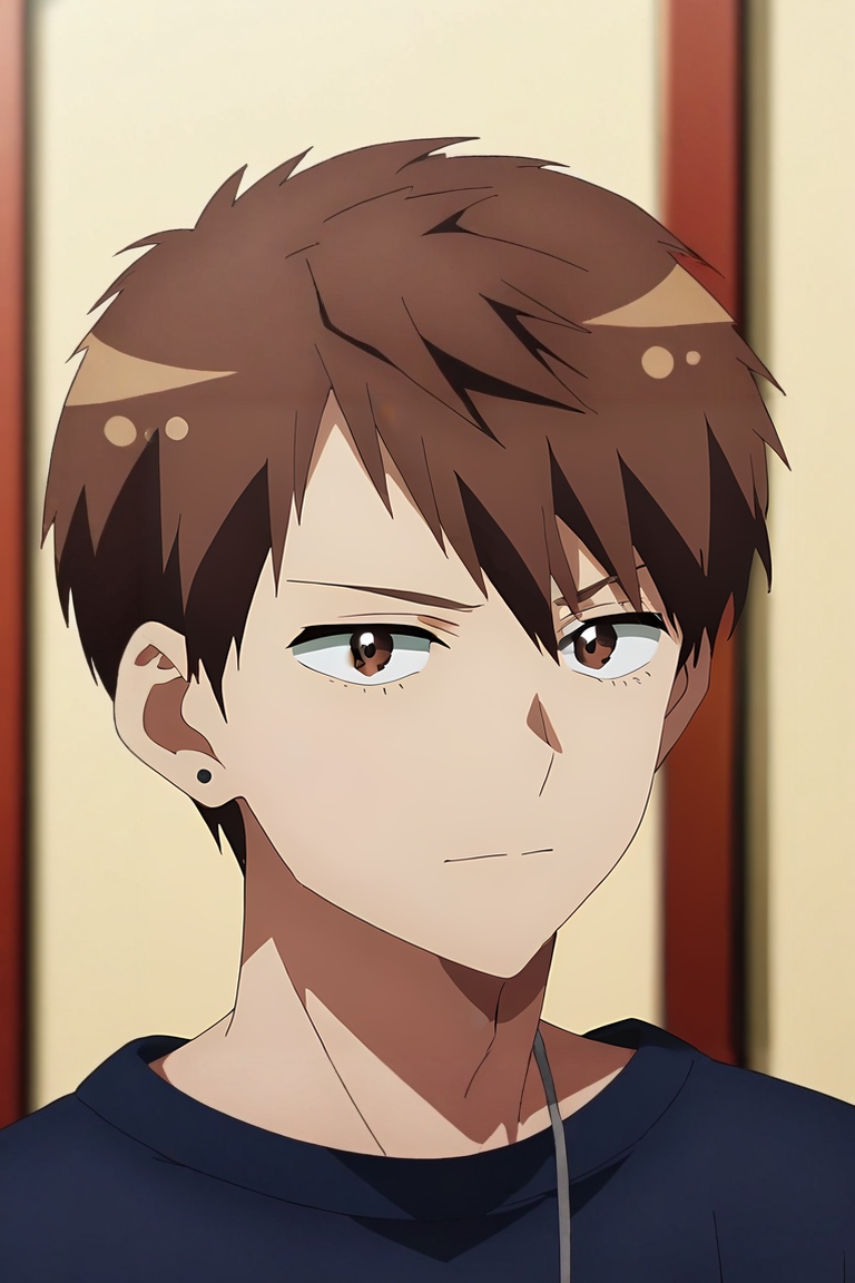 score_9, score_8_up, score_7_up, source_anime, rating_safe, intricate details, anime screencap, , official style, , depth of field, 1boy, solo, male focus, <lora:ryuuya_romantic_killer_pony:1>, ryuuya_romantic_killer, brown hair, brown eyes, short hair, , , <lora:sdxl_lightning_8step_lora:1>