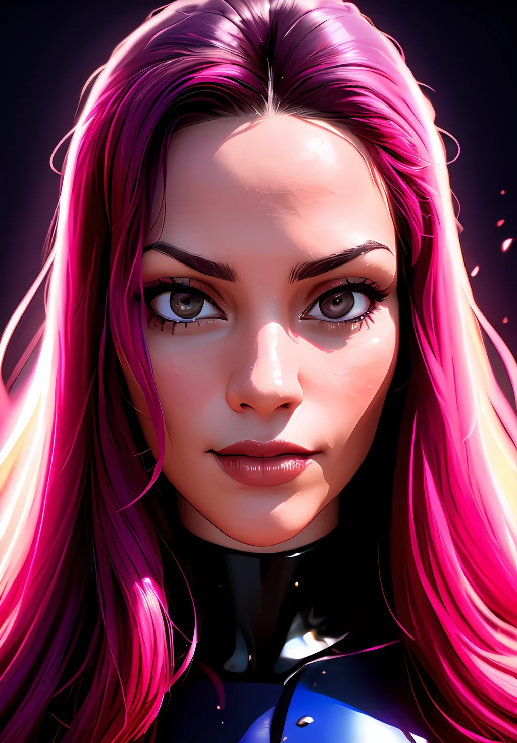 (instant photo:1.3), soft focus, <lora:reyna:0.8>, reyna, 1girl, solo, smirk, portrait,, (acclaimed, alluring, captivating, exciting, gorgeous, striking:1.3), (ultra-high res, high details, absurdres:1.3)