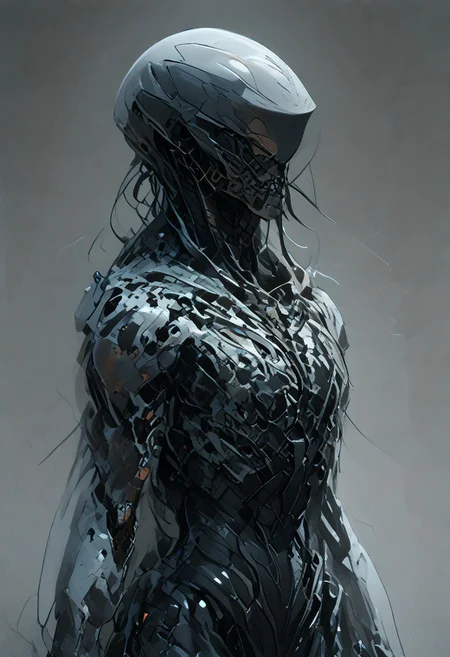 score_9, score_8_up, score_7_up, best quality, robot man, solo, mcnm, tactical helmet, teeth parts, yellow Streamlined tactical armor, armor made of snake scales, snake scales,
snake_hybrid, snake scale patterned, standing, complementary color background, mix of colors psychedelic background,SCLPT, sculpture style,realistic,snake_hybrid.marble skin,armor made of snake scales
