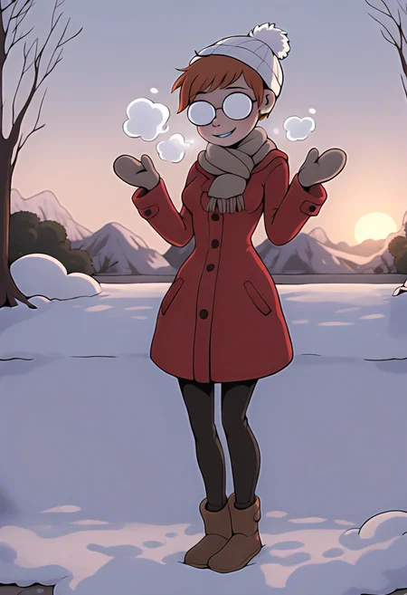 masterpiece, best quality, absurdes, 1girl, solo, full body,
<lora:Rena (Anders Loves Maria) (Illust):0.8>
Rena_Girl, opaque round glasses, opaque glasses, orange hair, pixie cut, smile,
red snow coat, scarf, breath cloud, mittens, hat, medium breasts,
outdoors, snow, detailed background,
<lora:Detailer_NoobAI_Incrs_v1:0.4> detailed,
<lora:princess_rc_il:0.5>