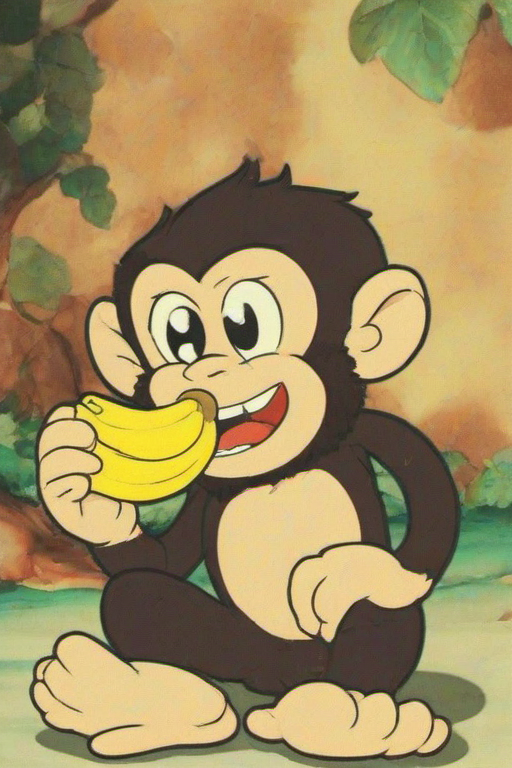 <lora:PE_OldCartoonStyle:0.9> PEOldCartoonStyle,Cartoon,
monkey eating banana