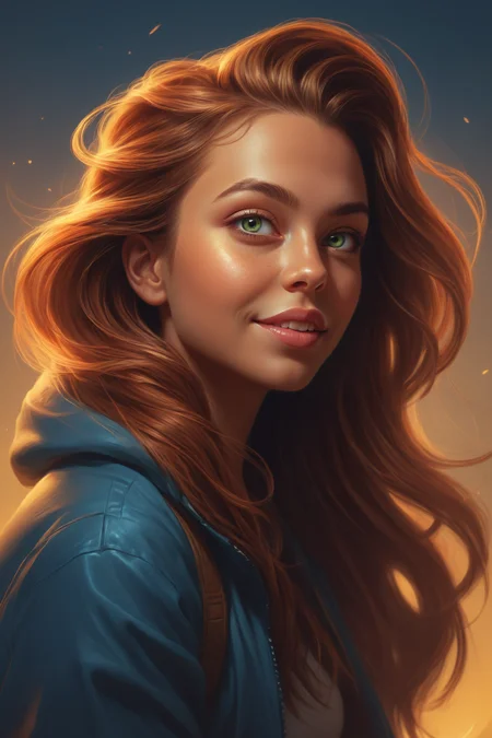 by Terry Redlin and Donato Giancola in the style of Jessica Rossier, <lora:EnvyDigitalIllustrationXL01:0.40> , <lora:EnvyDynamicPoseXL01:0.65>
<lora:more_art:0.30> <lora:RMSDXL_Enhance:0.45> <lora:RMSDXL_Creative:0.45> <lora:RMSDXL_Photo:0.45> <lora:RMSDXL_Darkness_Cinema:0.45> <lora:clothing_slider:0.00> <lora:great_lighting:1.00> <lora:aesthetic:1.00> <lora:looking_at_viewer:1.00> <lora:photorealistic_portrait_v2:0.25> <lora:attractive_v2:0.10> <lora:extremely_detailed_v2:0.25> <lora:add_detail:0.75> <lora:perfect_eyes:0.25> <lora:perfect_hands:0.50>
