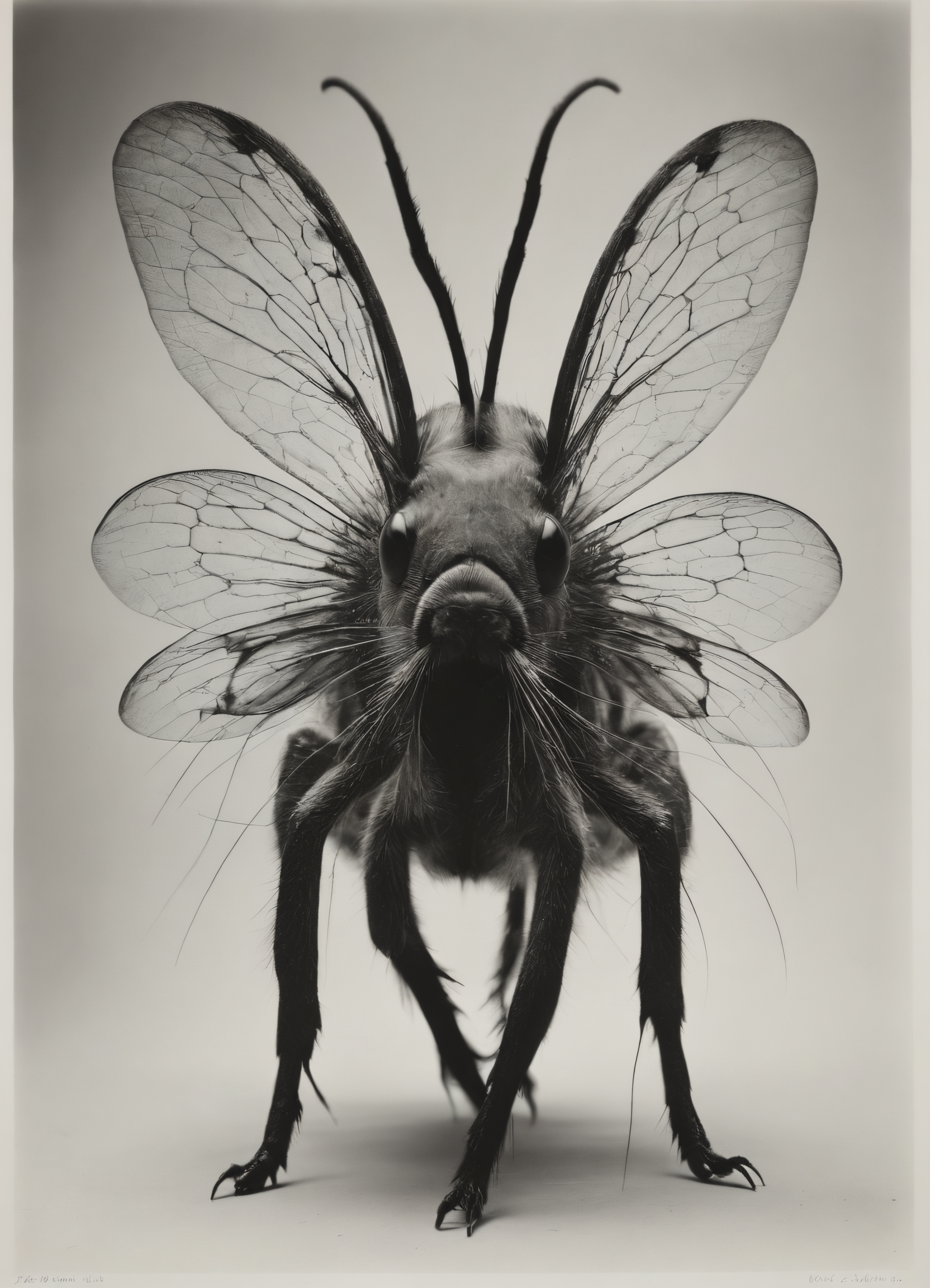 exotic and surrealistic  zoology photography, Christopher Wool, (Alex Howitt:1.1), (Hans Hartung:0.5)