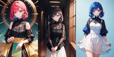 highly insanely detailed, masterpiece, top quality, best quality, highres, 4k, 8k, RAW photo, (very aesthetic, beautiful and aesthetic), rolled lob hairstyle,
__lazy-wildcards/dataset/background-color__,
<lora:rolled_lob-1.0:0.8>âââ