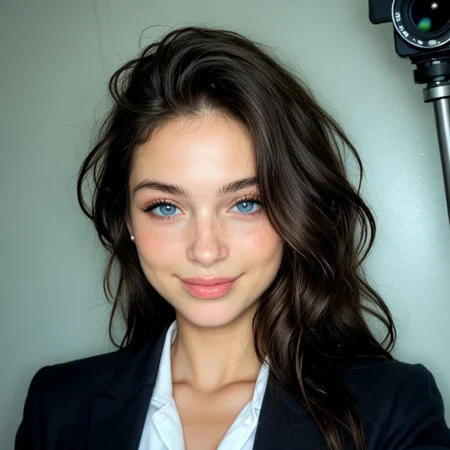 score_9, score_8_up, score_7_up, 1girl, black hair, seductive smile, light blush, medium breasts, (WEARING BLACK BUSINESS SUIT AT THE OFFICE), looking AT CAMERA, SEXY EYES, SMILING,, ((puffy lips)), LIGHT BLUE EYES, volumetric lighting, vivid colours, BODY SHOT, partially illuminated ,RAW photo, film, cinematic quality, very detailed, high detailed texture, depth of field, slightly washed out photo quality, gingham photo filter, realistic photo, best quality, masterpiece, hyper detailed photorealistic image, Portra 800 color, shot on ARRI ALEXA , 80mm lens,soft focus on subject, cinematic lighting, analog film, film grain, intricate details, insanely detailed, 8k, hdr, masterpiece, award winning photography, Fine art photography style, shadow, cold colors, candid cinema, portrait