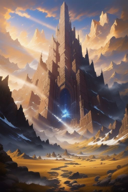 ((Masterpiece)), realistic digital painting of the hall of the mountain king, fanmou, official art, trending on artstation, perfect composition, rule of thirds, golden ratio, cinematic lighting, crepuscular rays,