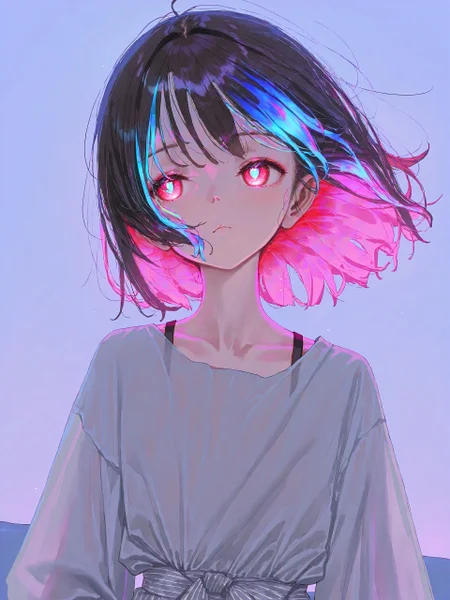<lora:nai_ILL:0.8>,
<lora:Glowing_Spot_Color_-_Illustrious:0.6>, glowing eyes, streaked hair, glowing inner hair, glowing streaks,
(artist:ningen_mame:0.9),(artist:sho_(sho_lwlw):0.9),(artist:rhasta:0.9),(artist:wlop:0.7),(artist:ke-ta:0.6),(fkey:0.5),(tianliang duohe fangdongye:0.5),(hiten \(hitenkei\):0.6),