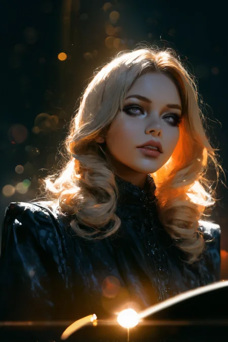 masterpiece,high score,great score,absurdres, Clarice Beckett, <lora:tw1l1ght:1>,(tw1l1ght, realistic, depth of field, movie still, Clarice Beckett, international gothic, concept art),lens flare, .